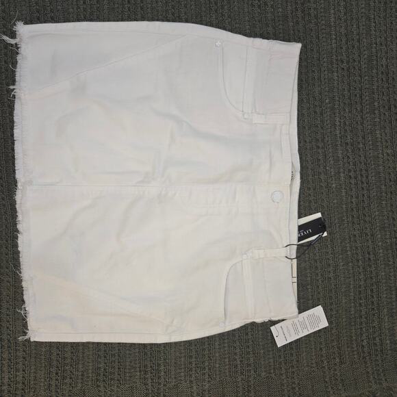 Liverpool Gia Glider skirt sz 10 petite Raw hem 80's vintage look mini skirt NWT - Picture 7 of 7